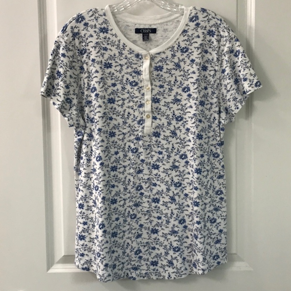 Chaps Short Sleeve Top